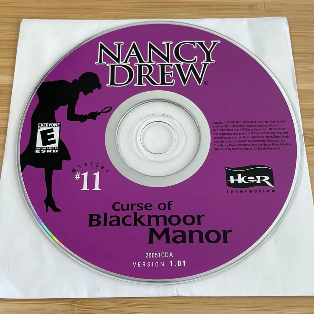 *FINAL PRICE* Nancy Drew Curse of Blackmoor Manor